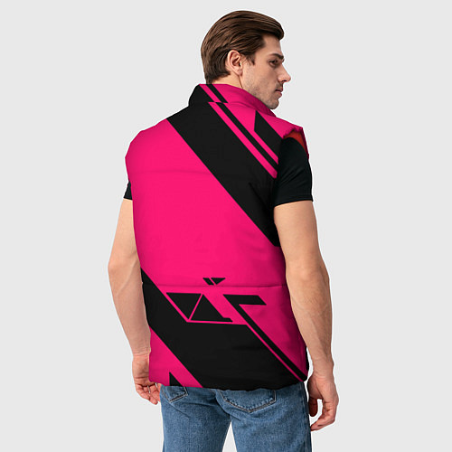 Мужской жилет Dead by april geometry / 3D-Красный – фото 4