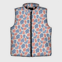 Мужской жилет Абстрактный паттерн: пятна и плывущие формы