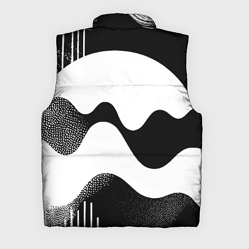 Мужской жилет Солнечный дождь - абстракция / 3D-Черный – фото 2