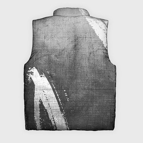 Мужской жилет Saab - grey gradient вертикально / 3D-Черный – фото 2