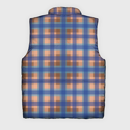 Мужской жилет Клетка в клетку / 3D-Красный – фото 2