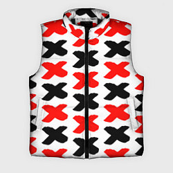 Мужской жилет Крестики, цвет: 3D-черный
