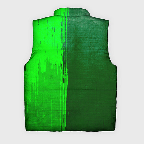 Мужской жилет HIM - green gradient по-вертикали / 3D-Черный – фото 2
