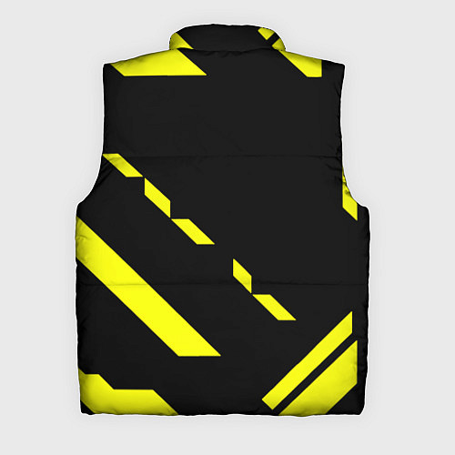 Мужской жилет Nirvana geometry yellow / 3D-Светло-серый – фото 2