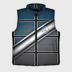 Мужской жилет Mercedes benz sport geometry, цвет: 3D-черный