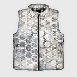 Мужской жилет Зеркальные соты с переливами света