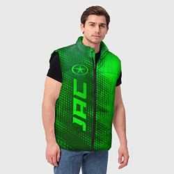 Мужской жилет JAC - green gradient по-вертикали, цвет: 3D-черный — фото 2