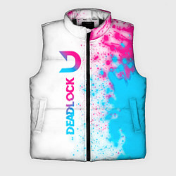 Мужской жилет Deadlock neon gradient style по-вертикали