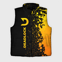 Мужской жилет Deadlock - gold gradient по-вертикали