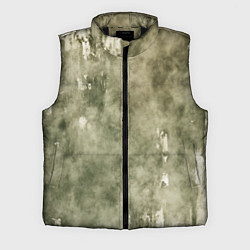 Мужской жилет Текстура гранж хаки, цвет: 3D-черный