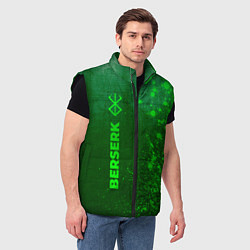 Мужской жилет Berserk - green gradient по-вертикали, цвет: 3D-черный — фото 2