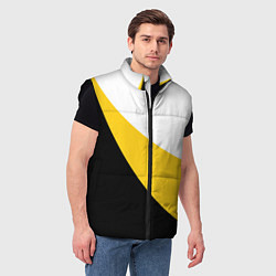 Мужской жилет Сокрушу пред ним врагов его большая хризма, цвет: 3D-черный — фото 2