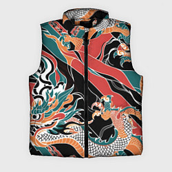 Мужской жилет Дракон контрасты