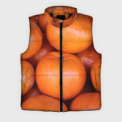 Мужской жилет Много мандаринов и апельсинов - паттерн
