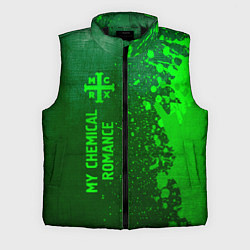 Мужской жилет My Chemical Romance - green gradient по-вертикали