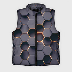 Мужской жилет Трехмерные соты с подсветкой, цвет: 3D-черный