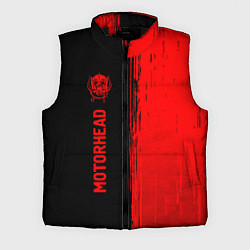 Мужской жилет Motorhead - red gradient по-вертикали