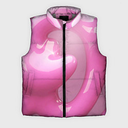 Мужской жилет Розовые краски абстракция