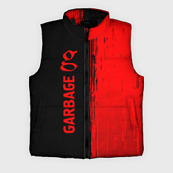 Мужской жилет Garbage - red gradient по-вертикали, цвет: 3D-черный