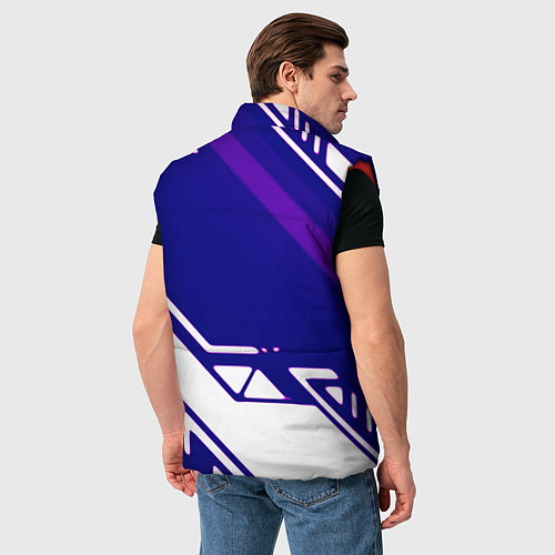 Мужской жилет Нинтендо геометрия киберспорт / 3D-Красный – фото 4