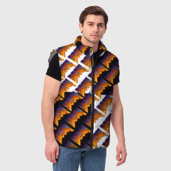 Мужской жилет Doom logo pattern, цвет: 3D-светло-серый — фото 2