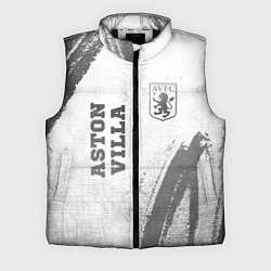 Мужской жилет Aston Villa - white gradient вертикально, цвет: 3D-черный