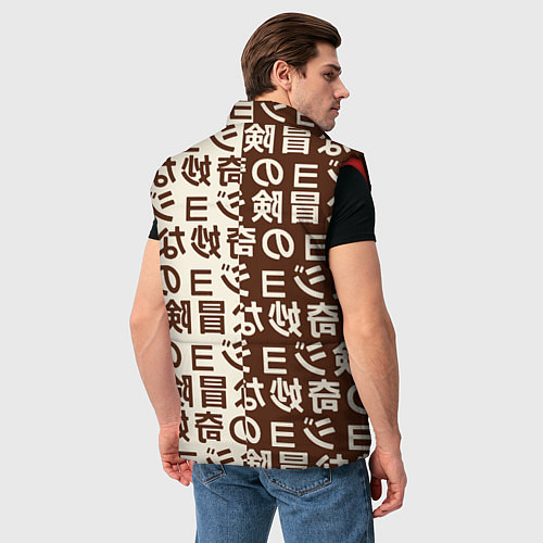 Мужской жилет Japan pattern / 3D-Красный – фото 4