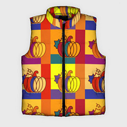 Мужской жилет Тыква разноцветная