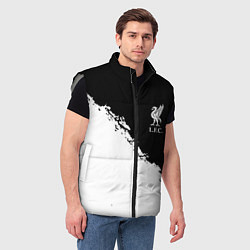 Мужской жилет Liverpool fc белые краски, цвет: 3D-светло-серый — фото 2