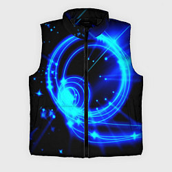 Мужской жилет Оптические синие волны