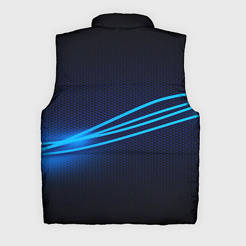 Мужской жилет BMW line blue / 3D-Черный – фото 2