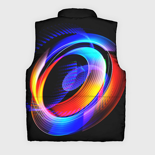 Мужской жилет Оптические иллюзии волны / 3D-Черный – фото 2