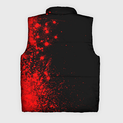 Мужской жилет Juventus - red gradient по-вертикали / 3D-Черный – фото 2