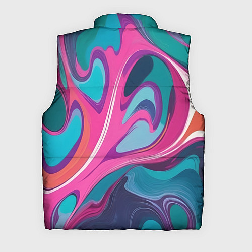 Мужской жилет Эбру краска / 3D-Черный – фото 2