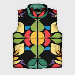 Мужской жилет Калейдоскоп на темном фоне