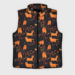 Мужской жилет Рыжие котики