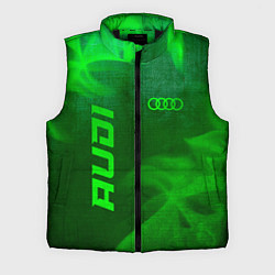 Мужской жилет Audi - green gradient вертикально