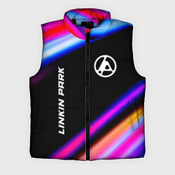 Мужской жилет Linkin Park 2024 neon rock lights, цвет: 3D-черный