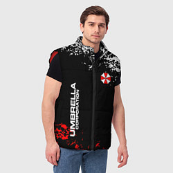 Мужской жилет Resident evil - вирус, цвет: 3D-красный — фото 2