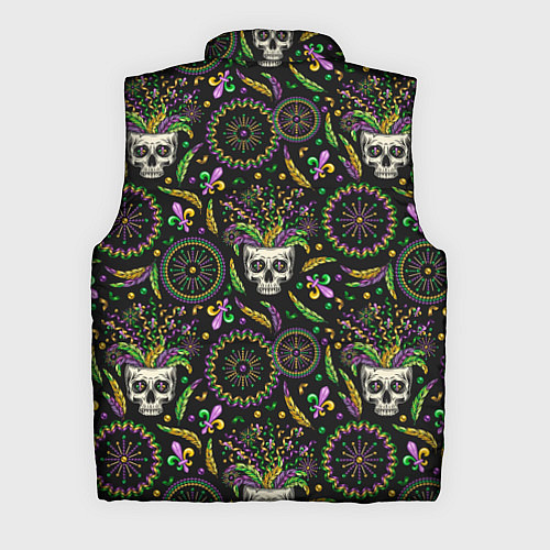 Мужской жилет Черепа в узорах / 3D-Черный – фото 2