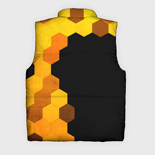 Мужской жилет Stumble Guys - gold gradient по-вертикали / 3D-Черный – фото 2
