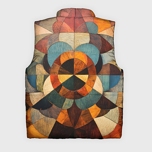 Мужской жилет Винтажная мозайка / 3D-Красный – фото 2