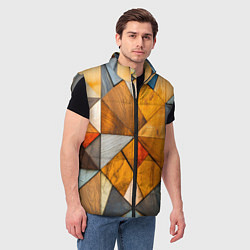Мужской жилет Мозайка, цвет: 3D-светло-серый — фото 2
