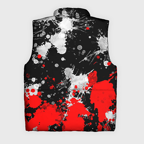 Мужской жилет Герб РФ абстрактыне краски / 3D-Светло-серый – фото 2