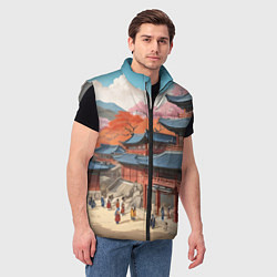 Мужской жилет Чосон иллюстрация, цвет: 3D-светло-серый — фото 2
