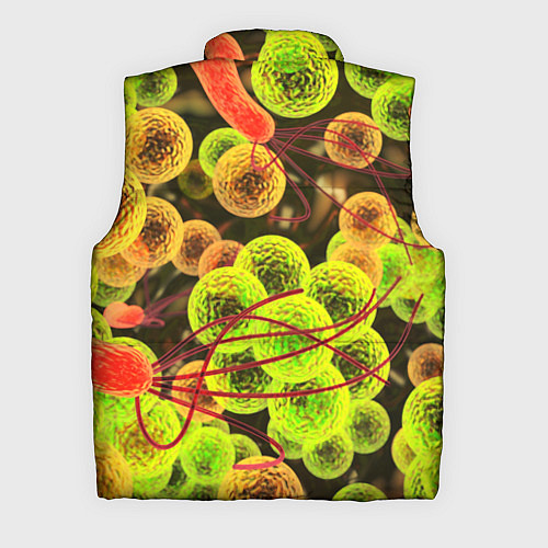 Мужской жилет Вирусы текстура / 3D-Красный – фото 2
