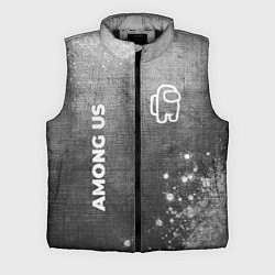 Мужской жилет Among Us - grey gradient вертикально