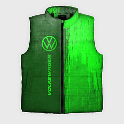 Мужской жилет Volkswagen - green gradient по-вертикали