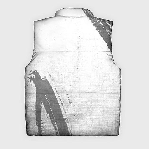 Мужской жилет Totoro - white gradient вертикально / 3D-Черный – фото 2