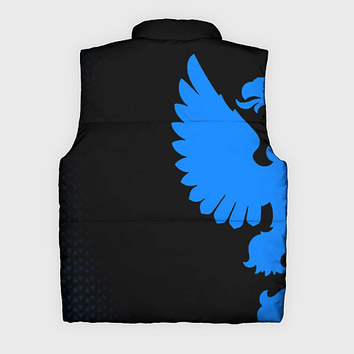 Мужской жилет Герб РФ синий / 3D-Черный – фото 2